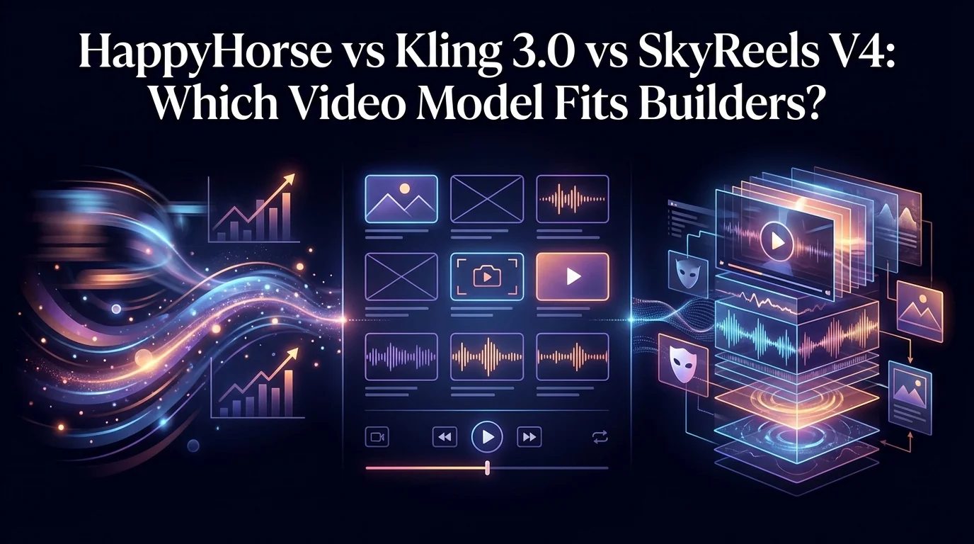 HappyHorse vs Kling 3.0 vs SkyReels V4: Which Video Model Fits Builders?